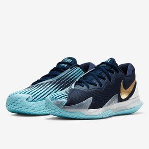 NikeCourt Air Zoom Vapor Cage 4 CD0424-401 Obsidian Gold Tennis NEW